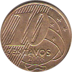 moeda de 10 centavos